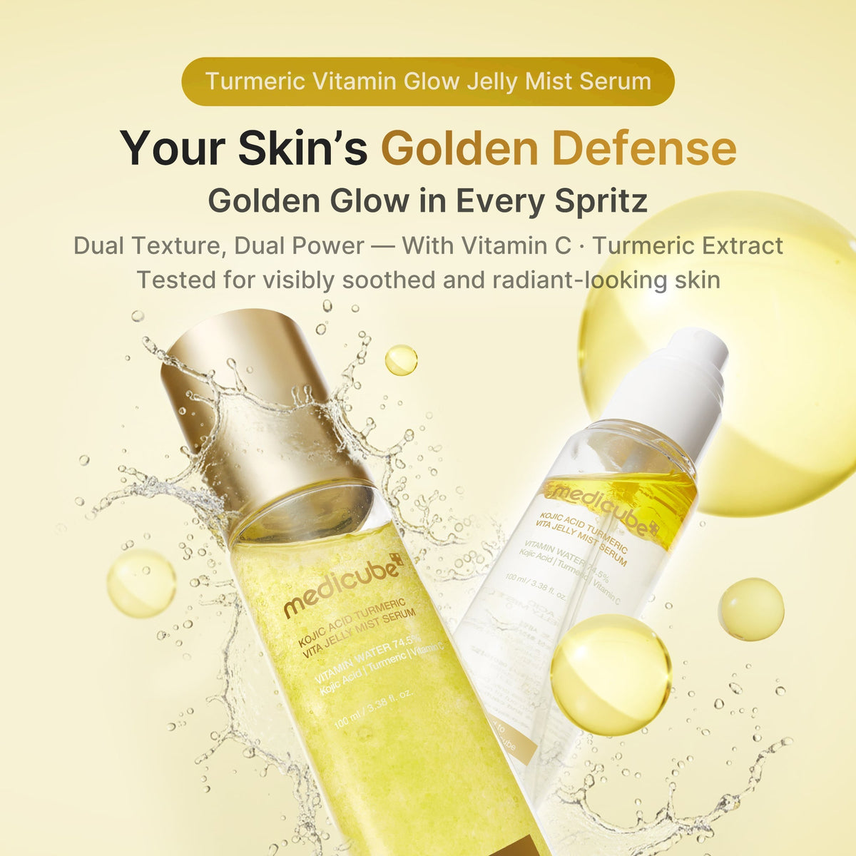 Medicube Kojic Acid Turmeric Vita Jelly Mist Serum — 100 mL