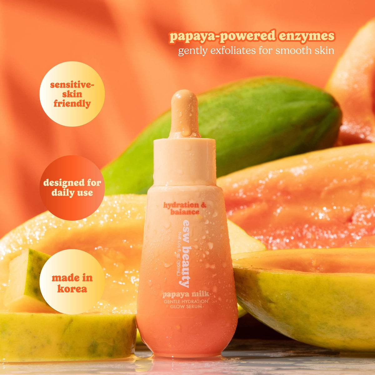 Papaya Milk Gentle Hydration Glow Serum