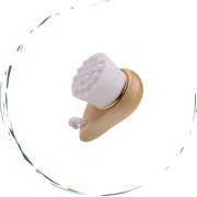Facial Brush with Bamboo Handle