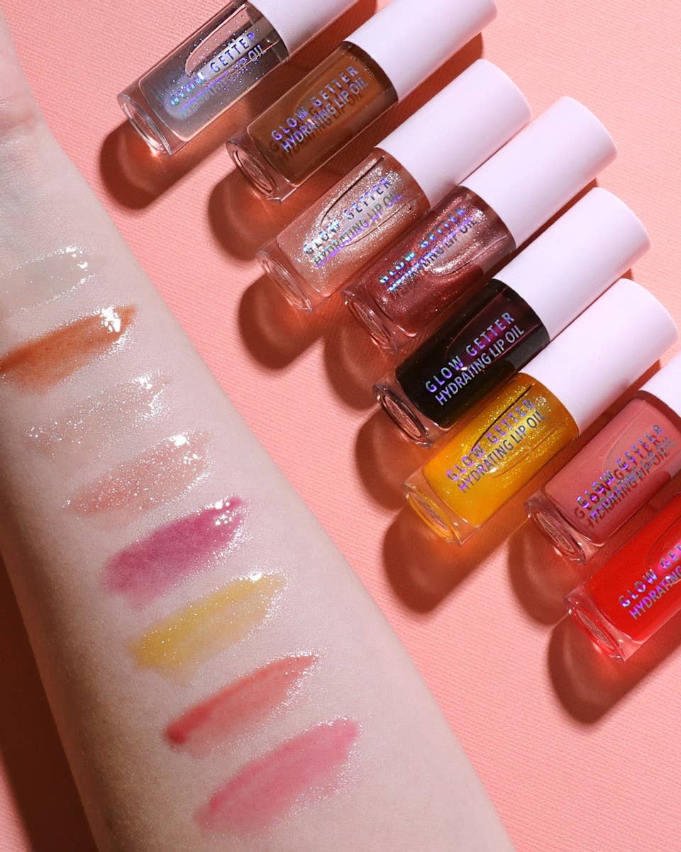 Moira Glow Getter Hydrating Lip Oil - 009, BUBBLE PINK