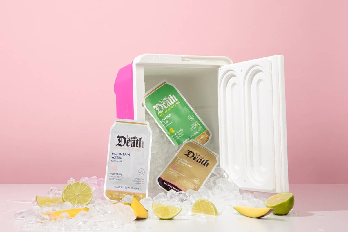 Liquid Death Face Mask Box Set