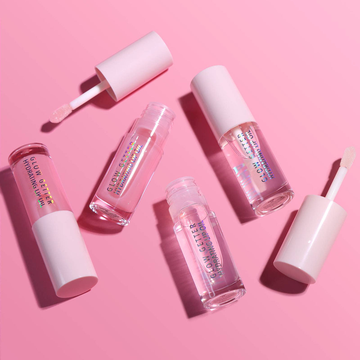 Moira Glow Getter Hydrating Lip Oil - 009, BUBBLE PINK
