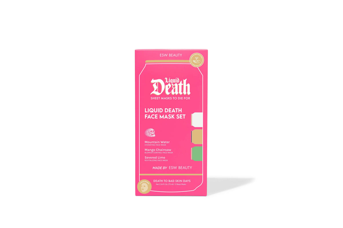 Liquid Death Face Mask Box Set