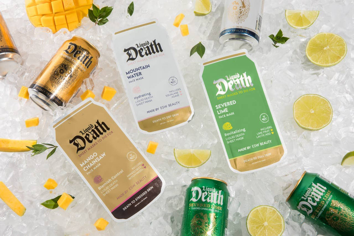Liquid Death Face Mask Box Set
