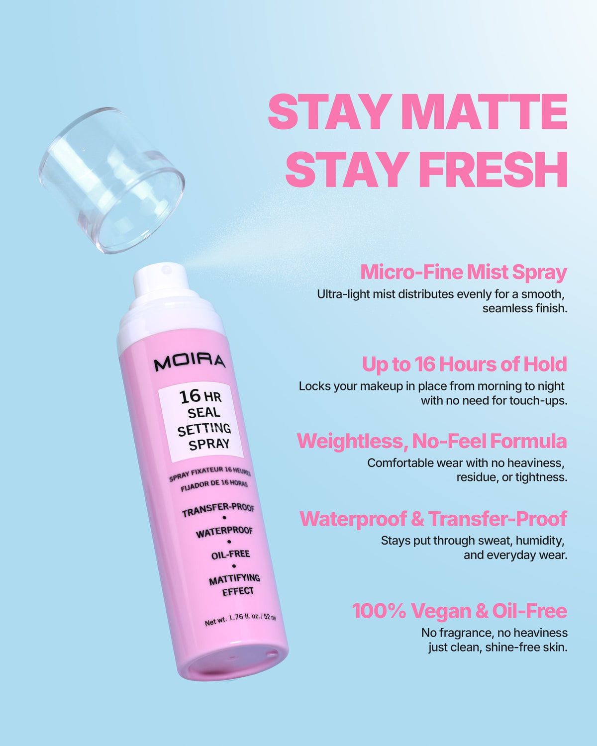 Moira 16HR Seal Setting Spray