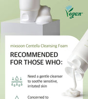 mixsoon Centella Cleansing Foam — 150 mL