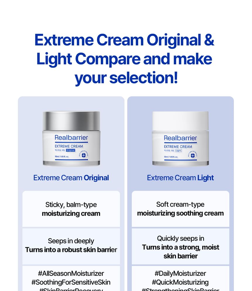 Realbarrier Extreme Cream Light — 50 mL