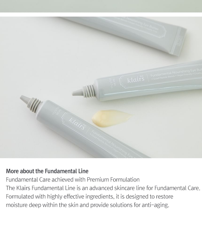 Dear, Klairs Fundamental Nourishing Eye Butter — 20 g