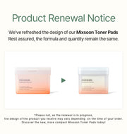 mixsoon Galactomyces Toner Pad — 60 Pads
