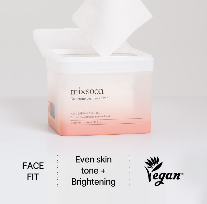 mixsoon Galactomyces Toner Pad — 60 Pads
