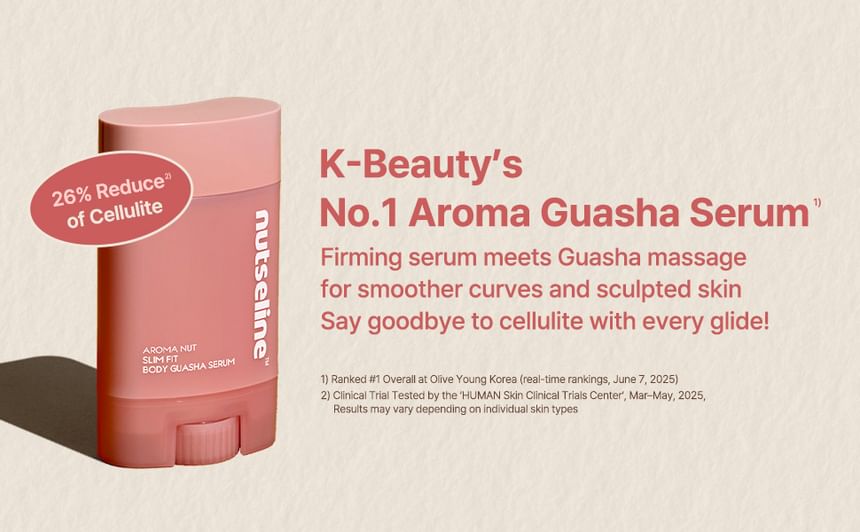 Nutseline Aroma Nut Slim Fit Guasha Serum — 5-Piece Bundle