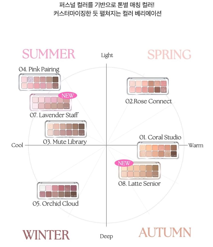 CLIO Pro Eye Palette Air — 03 Mute Library