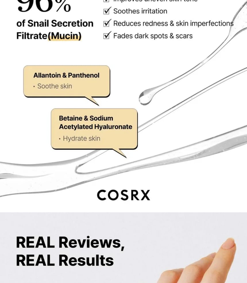 COSRX Advanced Snail 96 Mucin Power Essence — 100 mL