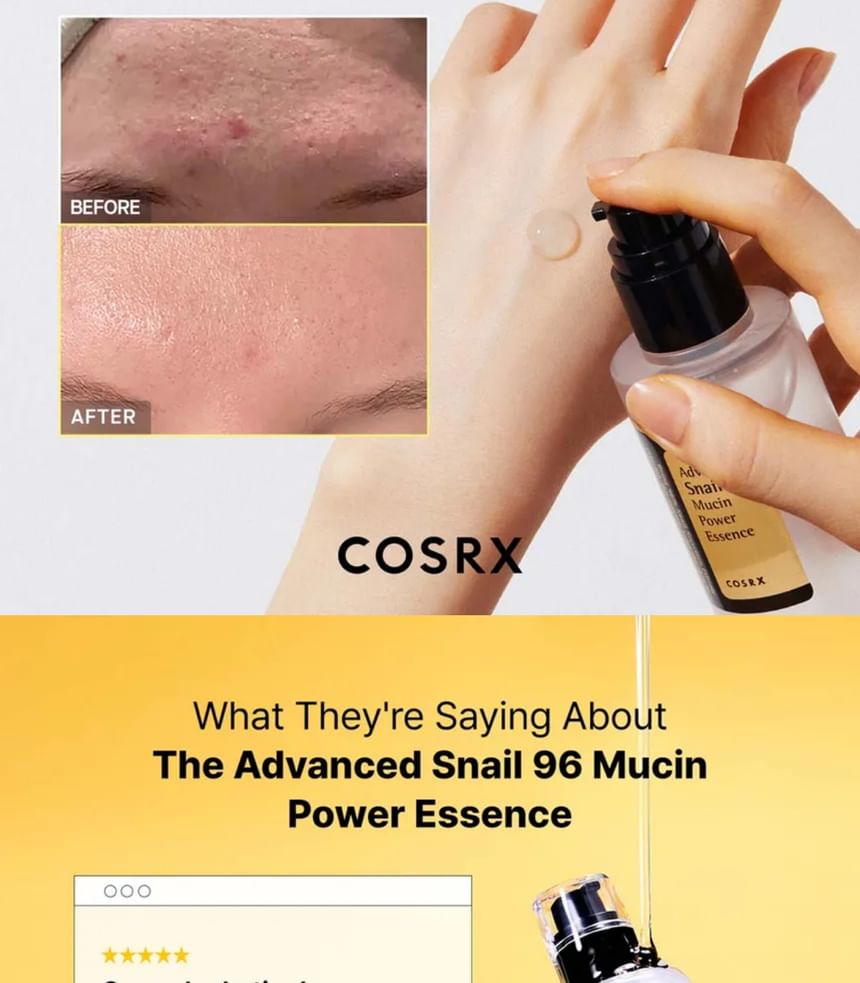 COSRX Advanced Snail 96 Mucin Power Essence — 100 mL