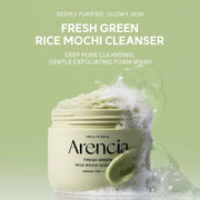 Arencia Fresh Green Rice Mochi Cleanser — 120 g