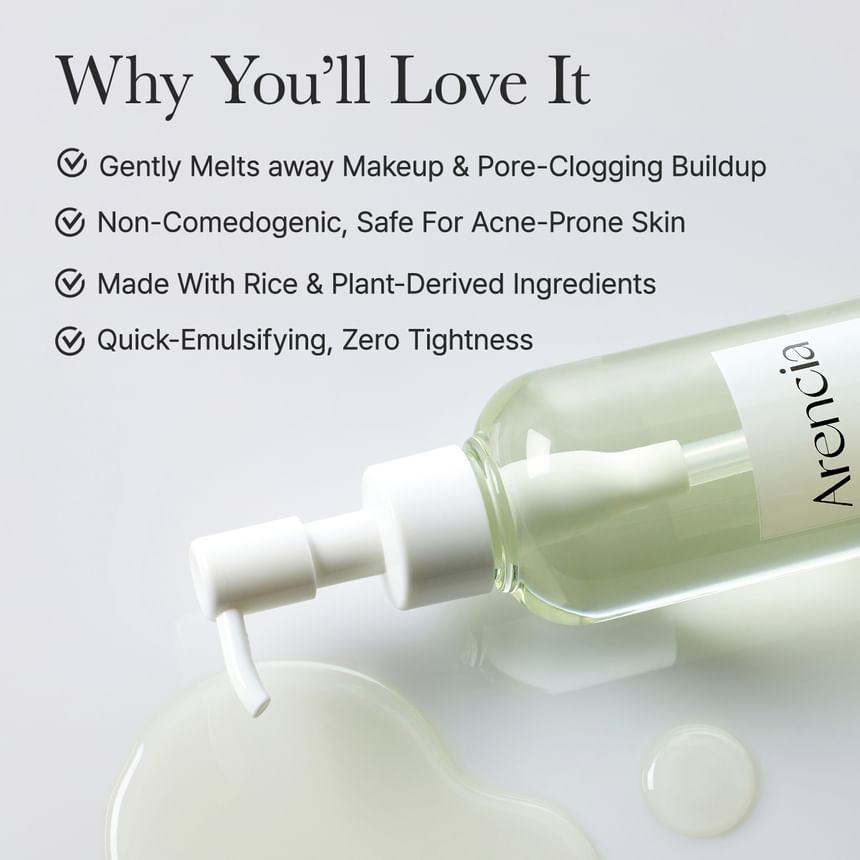 Arencia Pore Melt Mochi Cleansing Oil — 200 mL