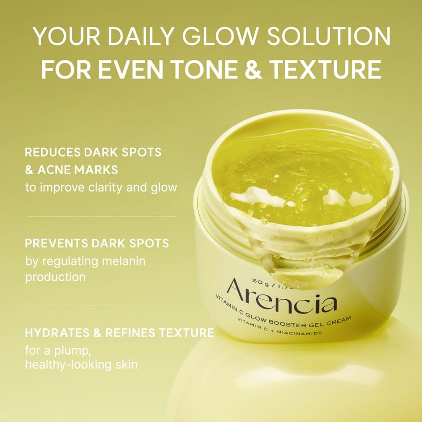 Arencia Vitamin C Glow Booster Gel Cream — 50 g