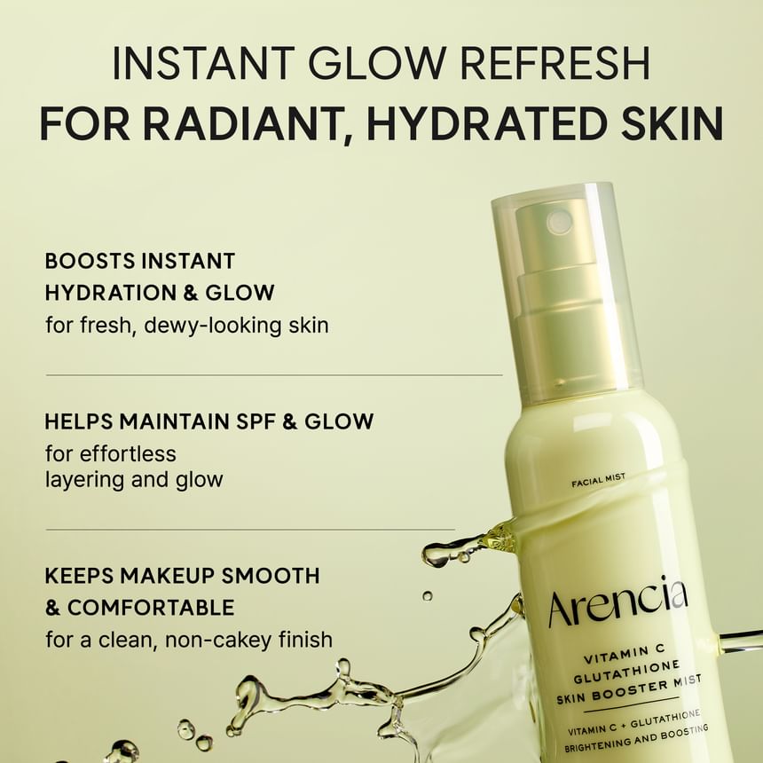 Arencia Vitamin C Glutathione Skin Booster Mist — 100 mL