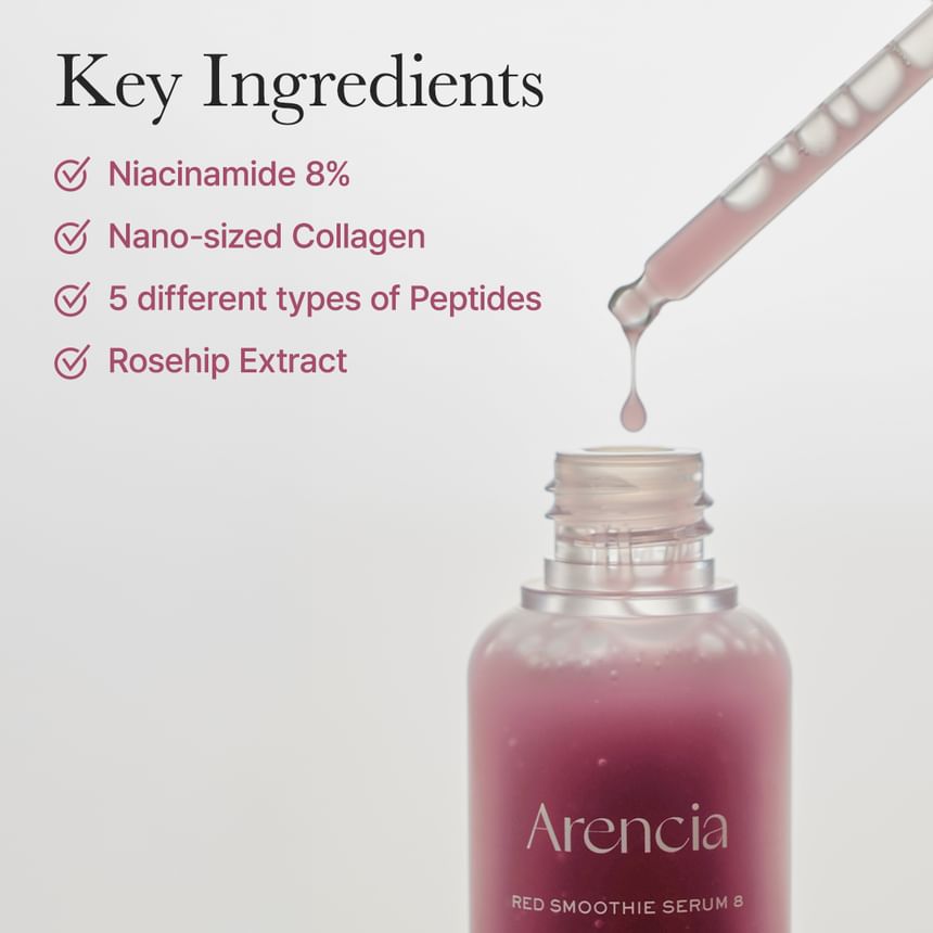 Arencia Fresh Red Smoothie Serum 8 — 30 mL