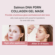 Medicube PDRN Pink Collagen Gel Mask Set — 4 Sheets