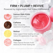 Medicube PDRN Pink Caffeine Collagen Eye Patch — 60 Patches