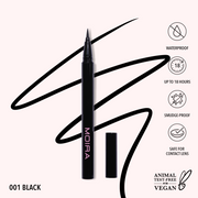 Moira Liquid LINER PRECISION - 001, BLACK