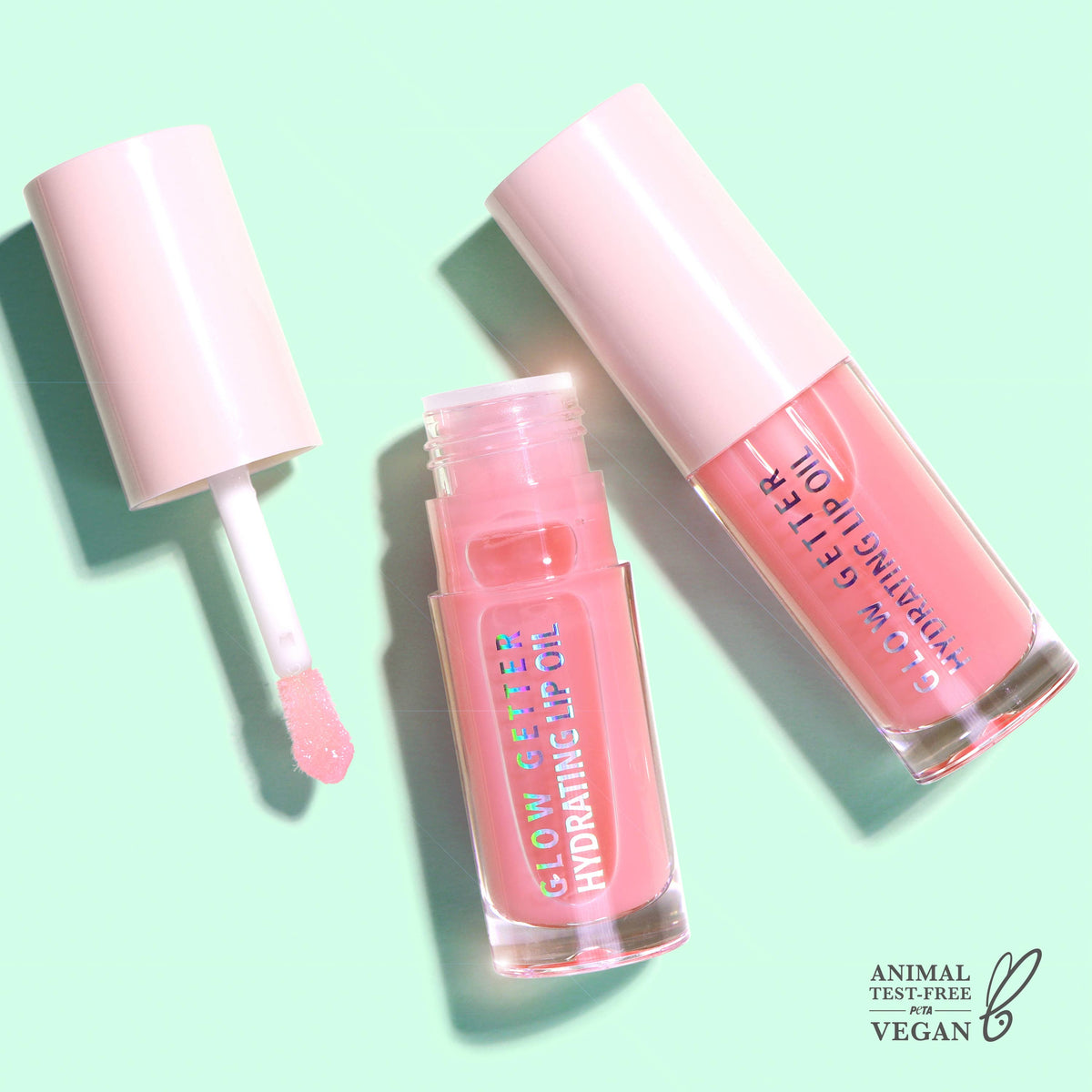Moira Glow Getter Hydrating Lip Oil - 009, BUBBLE PINK