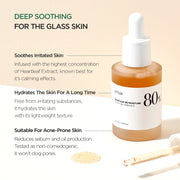 Anua US Ampoule/Serum 30ml Heartleaf 80% Moisture Soothing Ampoule