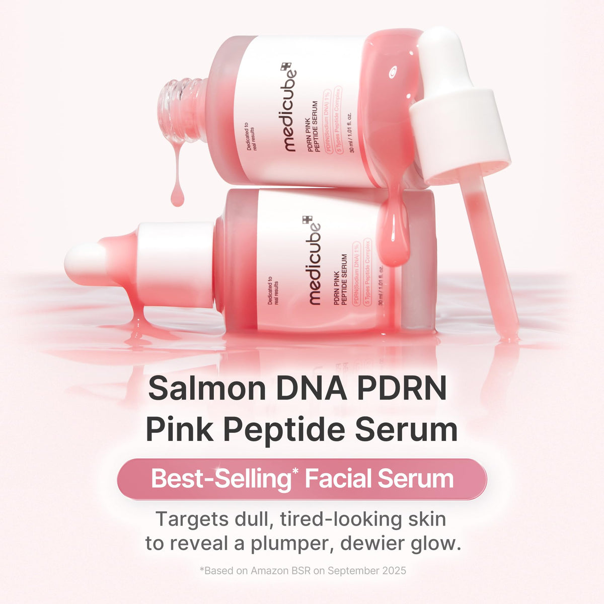 Medicube PDRN Pink Peptide Serum — 30 mL